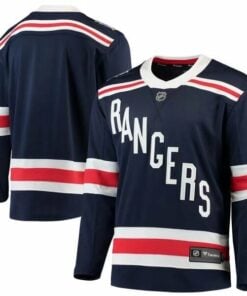 Custom New York Rangers Jersey Name And Number 2018 Winter Navy Blue Classic NHL