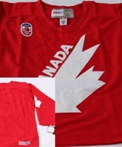 Custom Olympics Canada Jersey Name And Number 1991 Red