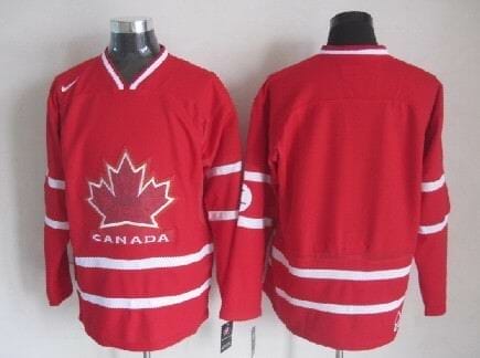 Custom Olympics Canada Jersey Name And Number 2010 Red