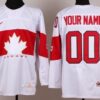 Custom Olympics Canada Jersey Name And Number 2014 White