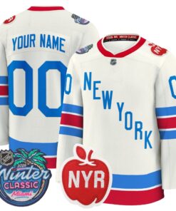 Custom New York Rangers Jersey Name, Number 2026 Winter Classic Premium Stitched