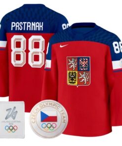David Pastrnak Jersey #88 Czechia Olympic 2026 Premium Hockey All Stitched