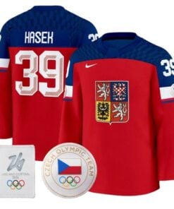 Dominik Hasek Jersey #39 Czechia Olympic 2026 Premium Hockey All Stitched