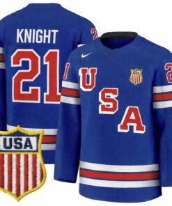Hilary Knight Jersey #21 Team USA Winter Olympics 2026 Premium Hockey Blue STITCHED