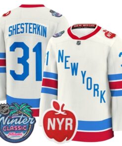 Igor Shesterkin Jersey #31 New York Rangers 2026 Winter Classic Premium Stitched