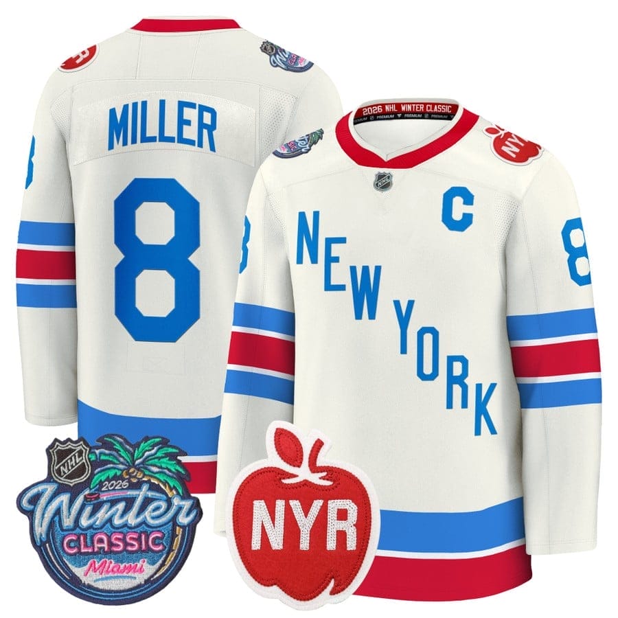J.T.MillerJersey 8NewYorkRangers2026WinterClassicPremiumStitched