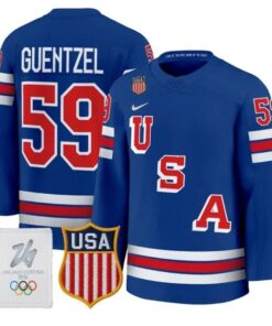 Jake Guentzel Jersey #59 USA Olympic 2026 Premium Hockey All Stitched