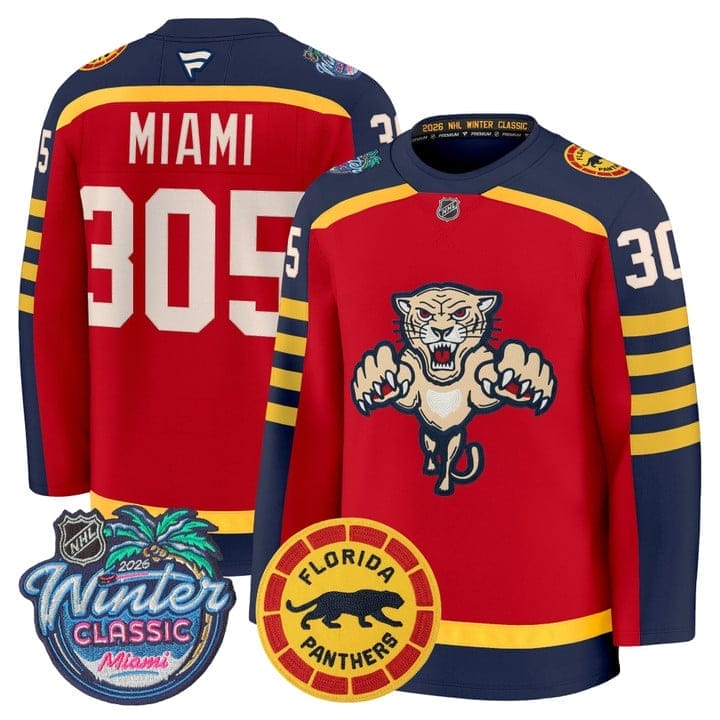 MiamiJersey 305FloridaPanthers2026WinterClassicPremiumStitched