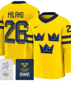 Milano Jersey #26 Sweden Olympic 2026 Premium All Stitched
