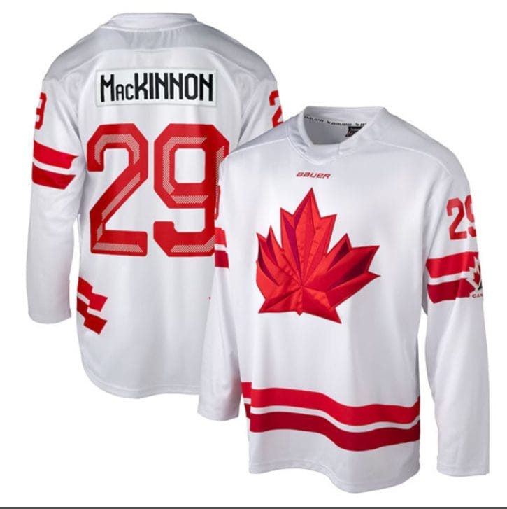 NathanMacKinnonJersey 29TeamCanada2026WinterOlympicsStitchedWhite