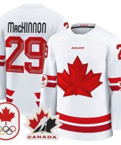Nathan MacKinnon Jersey 29 Canada Olympic Premium Hockey 2026 Stitched White
