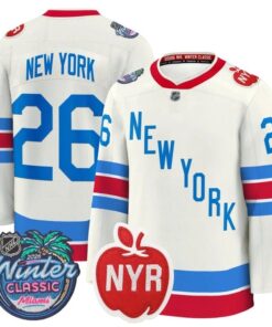 New York Jersey #26 New York Rangers 2026 Winter Classic Premium Stitched