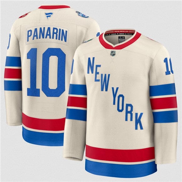 NewYorkRangers 10ArtemiPanarinCream2026WinterClassicStitchedHockeyJersey
