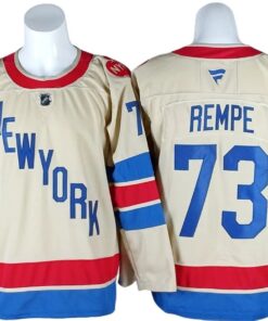 New York Rangers #73 Matt Rempe Beige 2026 NHL Winter Classic Jersey
