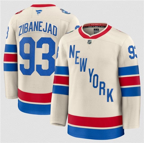 NewYorkRangers 93MikaZibanejadCream2026WinterClassicStitchedHockeyJersey