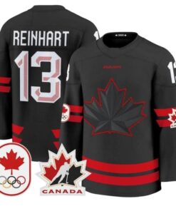 Sam Reinhart Jersey #13 Canada Olympic 2026 Premium Hockey All Stitched