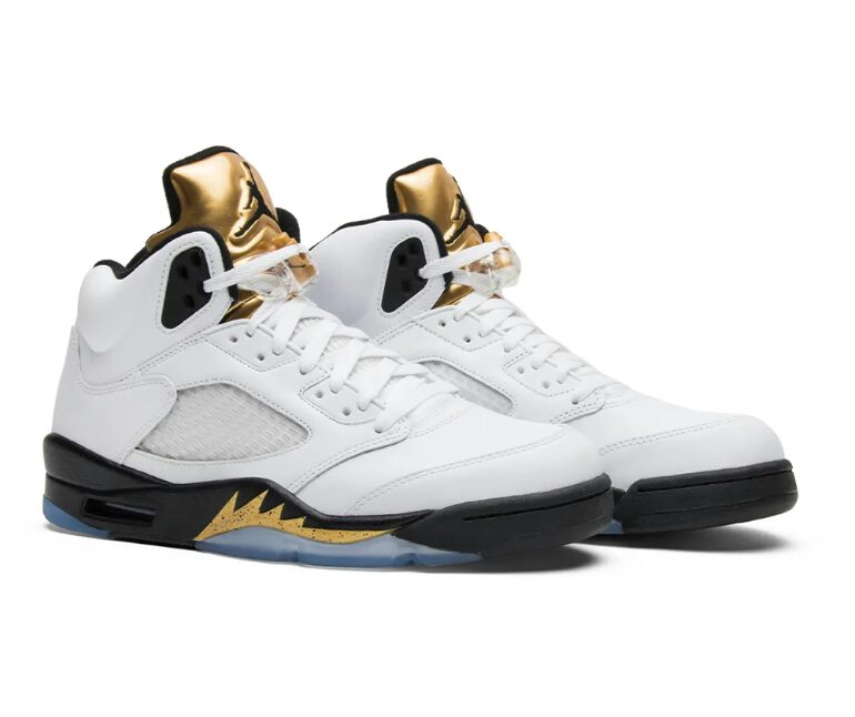 Air Jordan 5 Retro Olympic Shoes Sneakers - Image 4