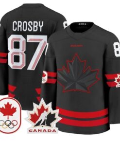 Sidney Crosby Jersey #87 Canada Olympic 2026 Premium Hockey All Stitched