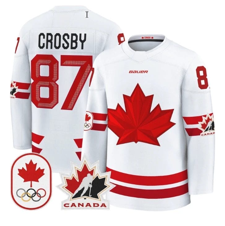 Sidney Crosby Jersey #87 Canada Olympic 2026 Premium Hockey All Stitched - Image 3