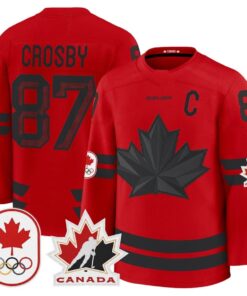 Alternative view of Sidney Crosby Jersey #87 Canada Olympic Premium Hockey 2026 Stitched