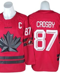 Alternative view of Sidney Crosby Jersey #87 Winter Olympics Team Canada 2026 Hockey Stitched