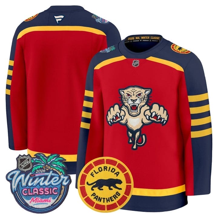 TeamJerseyFloridaPanthers2026WinterClassicPremiumStitched