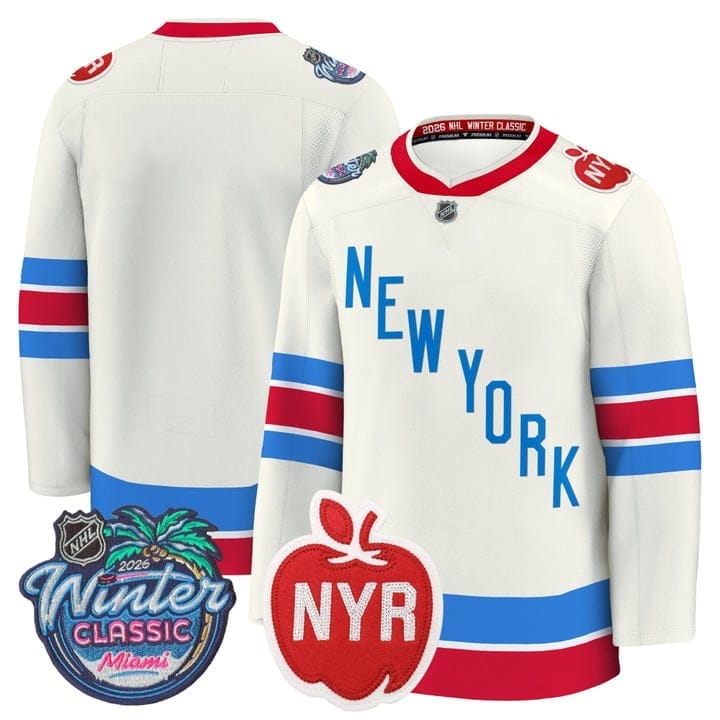 Team Jersey New York Rangers 2026 Winter Classic Premium Stitched