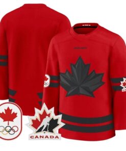 Alternative view of Team Jersey Blank Canada Olympic 2026 Premium Hockey All Stitched
