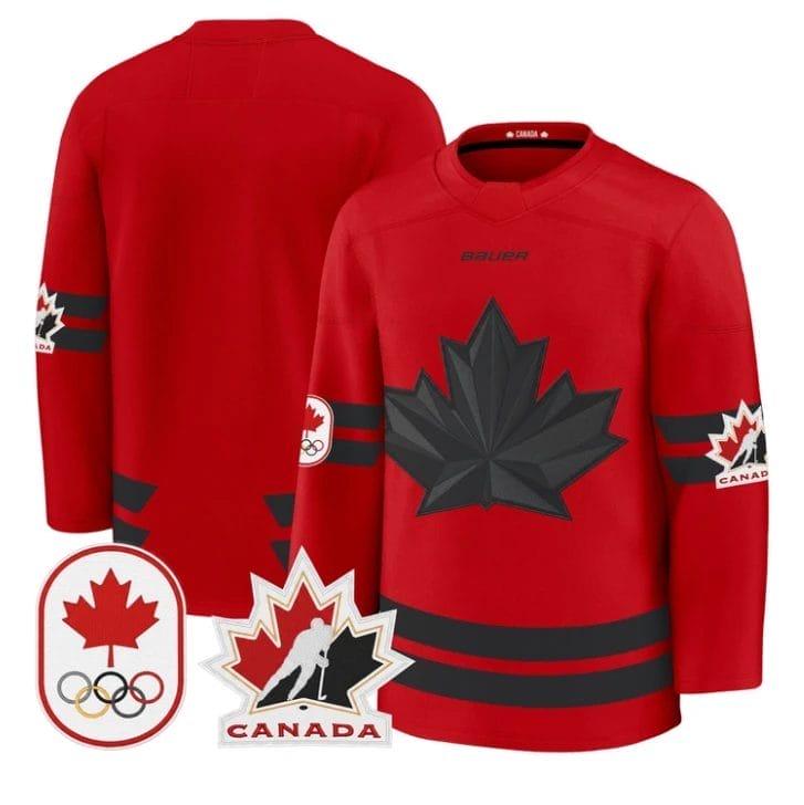 Team Jersey Blank Canada Olympic 2026 Premium Hockey All Stitched - Image 2