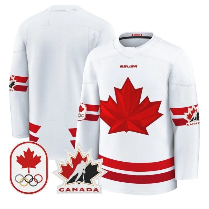 Team Jersey Blank Canada Olympic 2026 Premium Hockey All Stitched - Image 3