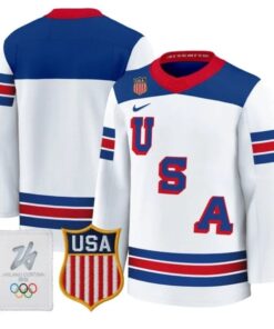Alternative view of Team Jersey Blank USA Olympic 2026 Premium Hockey All Stitched