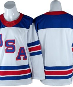 Alternative view of Team Jersey Blank Winter Olympics Team USA 2026 Hockey Stitched
