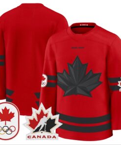 Alternative view of Team Jersey Canada Olympic Premium Hockey Stitched