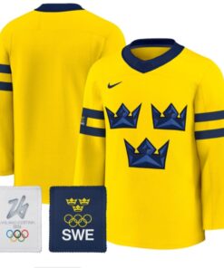 Team Jersey Sweden Olympic 2026 Premium All Stitched
