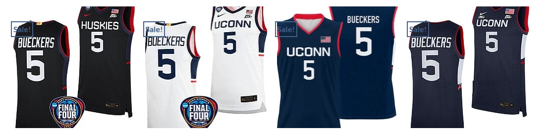 Paige Bueckers Jersey Uconn Huskies