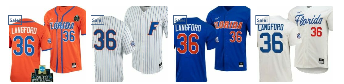 Wyatt Langford Jersey Florida Gators