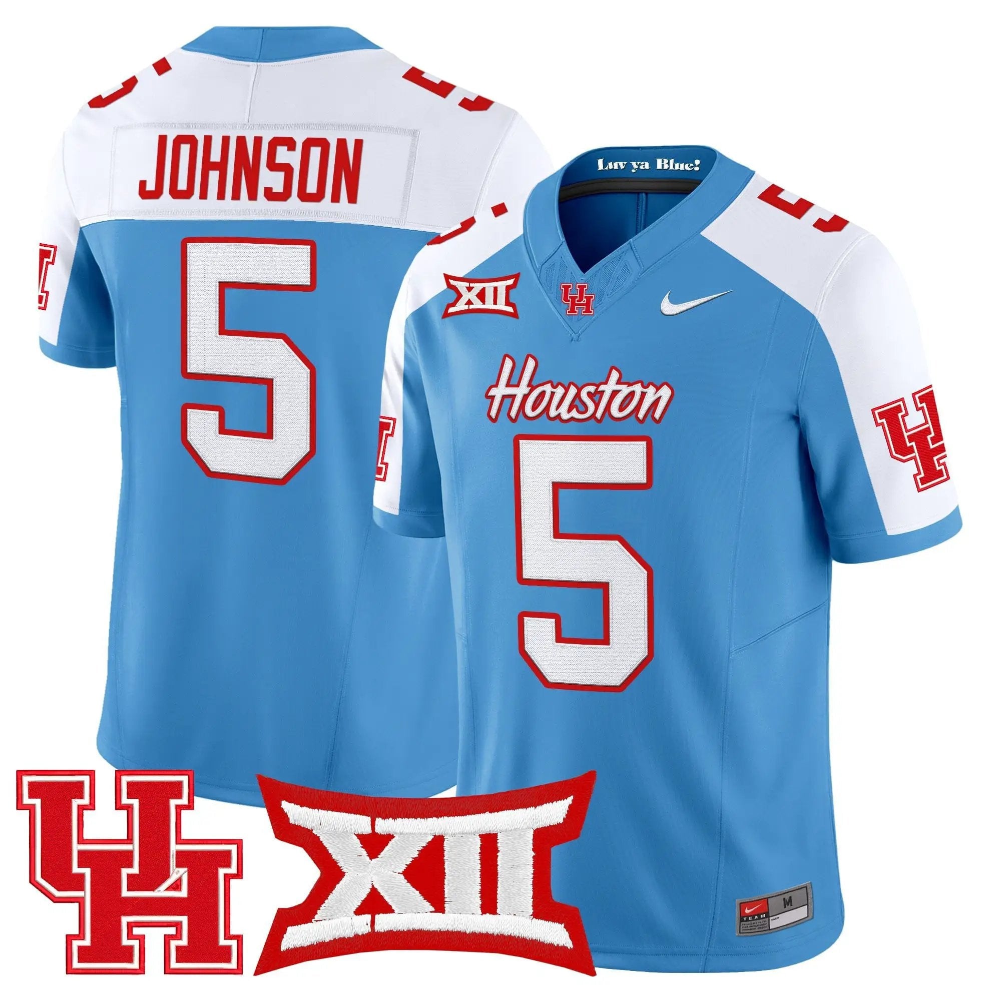 mens-houston-cougars-2026-vapor-limited-jersey-all-stitched-26 - Top Design Fan Men Houston Cougars 2026 Vapor Limited Jersey - Stitched