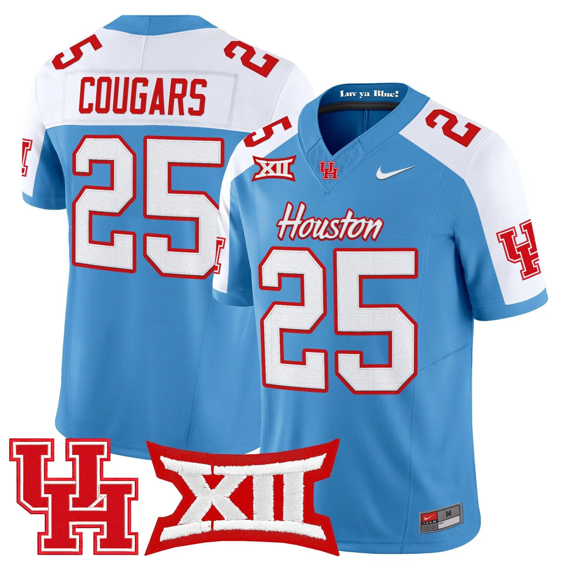 mens-houston-cougars-2026-vapor-limited-jersey-all-stitched-30 - Top Design Fan Men Houston Cougars 2026 Vapor Limited Jersey - Stitched