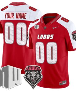 New Mexico Lobos 2026 Vapor Limited Custom Jersey - Stitched