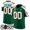 Miami Hurricanes 2026 CFP Final Patch Vapor Limited Custom Jersey - All Stitched - Top Design Fan Miami Hurricanes 2026 CFP Final Patch Vapor Limited Custom Jersey - All Stitched