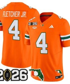 Miami Hurricanes 2026 CFP Final & Florida Patch Vapor Limited Jersey - All Stitched