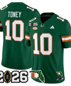 Miami Hurricanes 2026 CFP Final & Florida Patch Vapor Limited Jersey - All Stitched