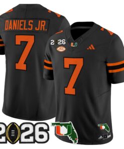 Miami Hurricanes 2026 CFP Final & Florida Patch Vapor Limited Jersey - All Stitched