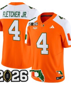 Miami Hurricanes 2026 CFP Final & Florida Patch Vapor Limited Jersey - All Stitched