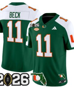 Miami Hurricanes 2026 CFP Final & Florida Patch Vapor Limited Jersey - All Stitched