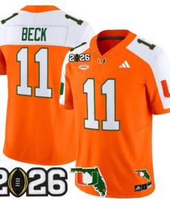 Miami Hurricanes 2026 CFP Final & Florida Patch Vapor Limited Jersey - All Stitched