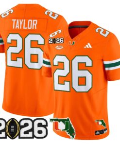 Miami Hurricanes 2026 CFP Final & Florida Patch Vapor Limited Jersey - All Stitched