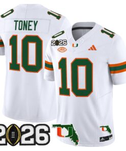 Miami Hurricanes 2026 CFP Final & Florida Patch Vapor Limited Jersey - All Stitched