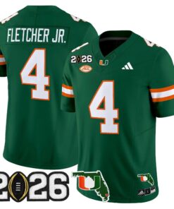 Miami Hurricanes 2026 CFP Final & Florida Patch Vapor Limited Jersey - All Stitched
