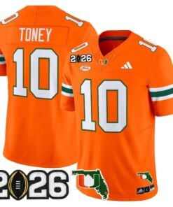 Miami Hurricanes 2026 CFP Final & Florida Patch Vapor Limited Jersey - All Stitched